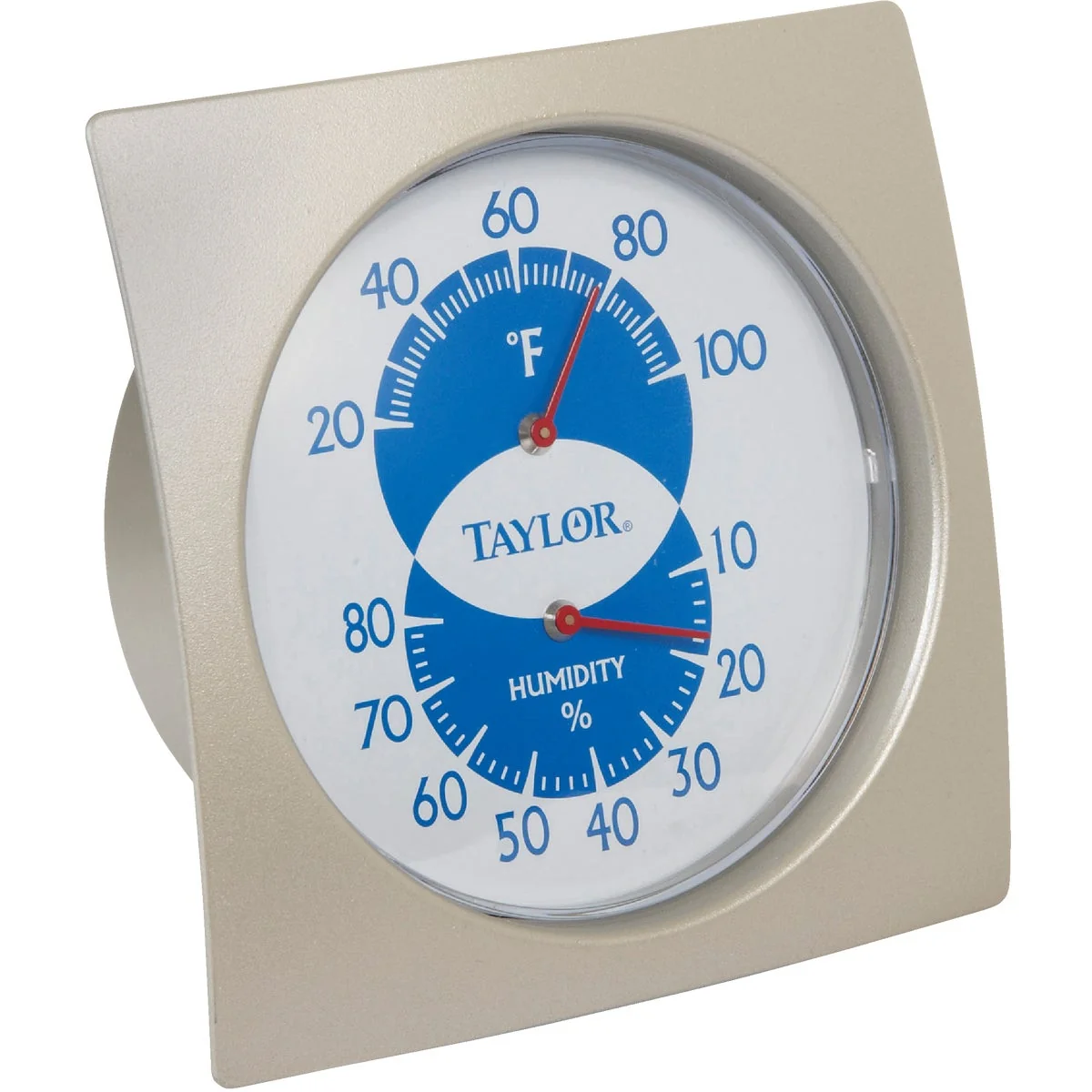 Premium Material Taylor Fahrenheit Analog 20 to 100 F Hygrometer Thermometer Green