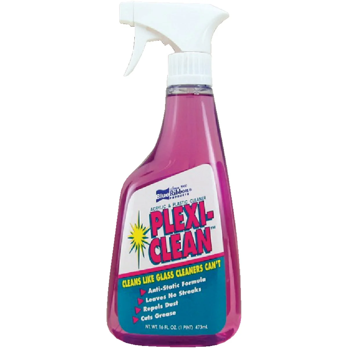 Professional Blue Ribbon Products Plexi-Clean 16 Oz. Acrylic Plastic Cleaner Original Design