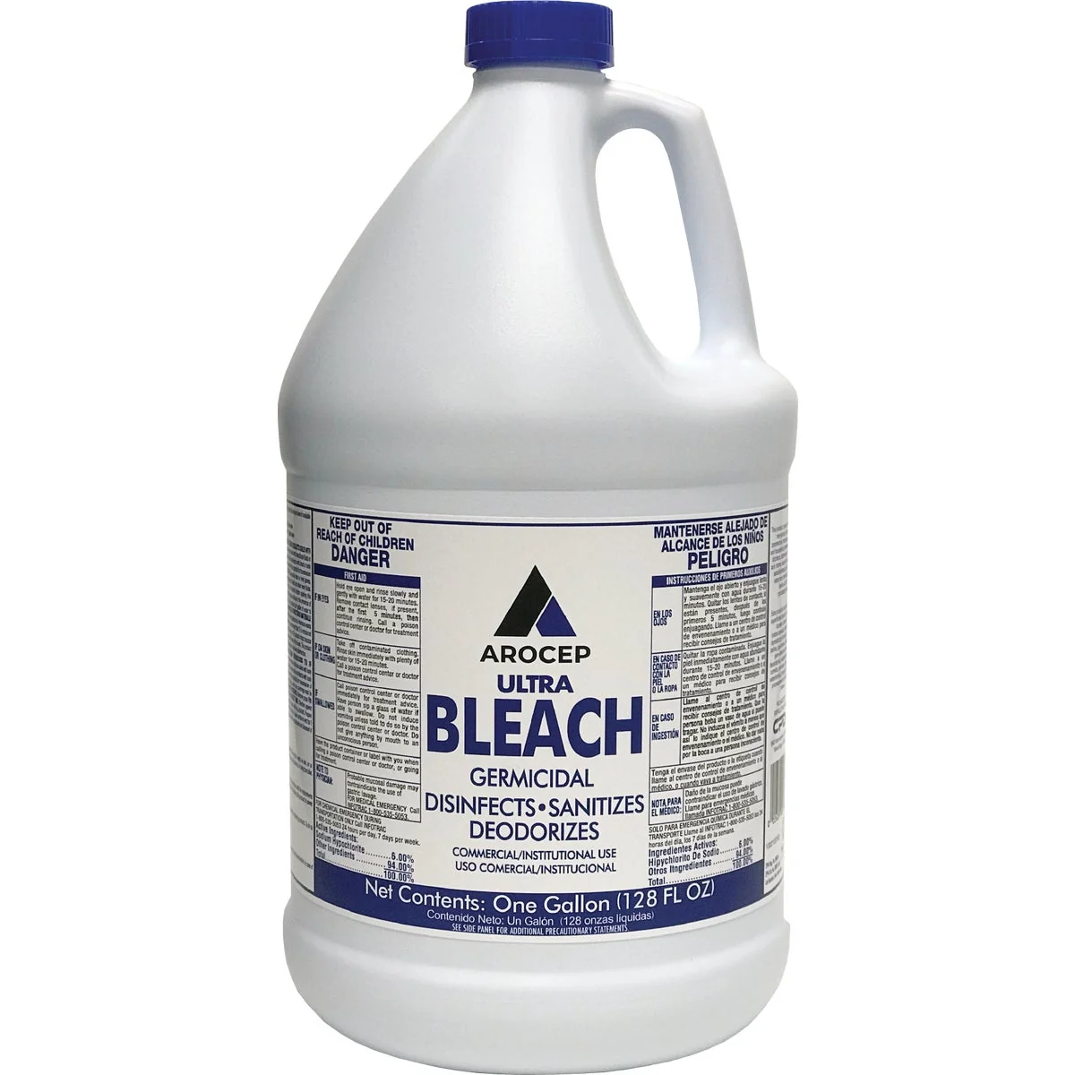 Durable Arocep 128 Oz. Ready To Use Ultra 6 Germicidal Bleach Original