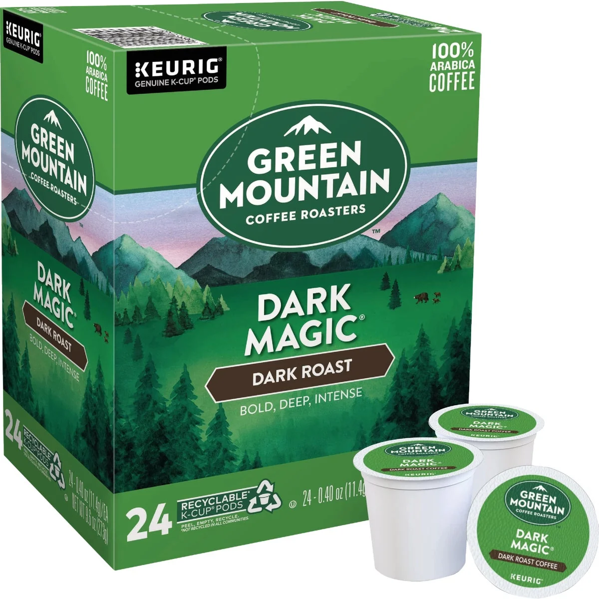 Advanced Keurig Green Mountain Roasters Dark K-Cup 24-Pack Solid