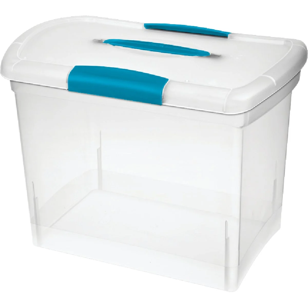 Detailed Sterilite ShowOffs 9-1 2 In. x 12-1 4 In. x 14-1 4 In. Clear Storage Tote Practical