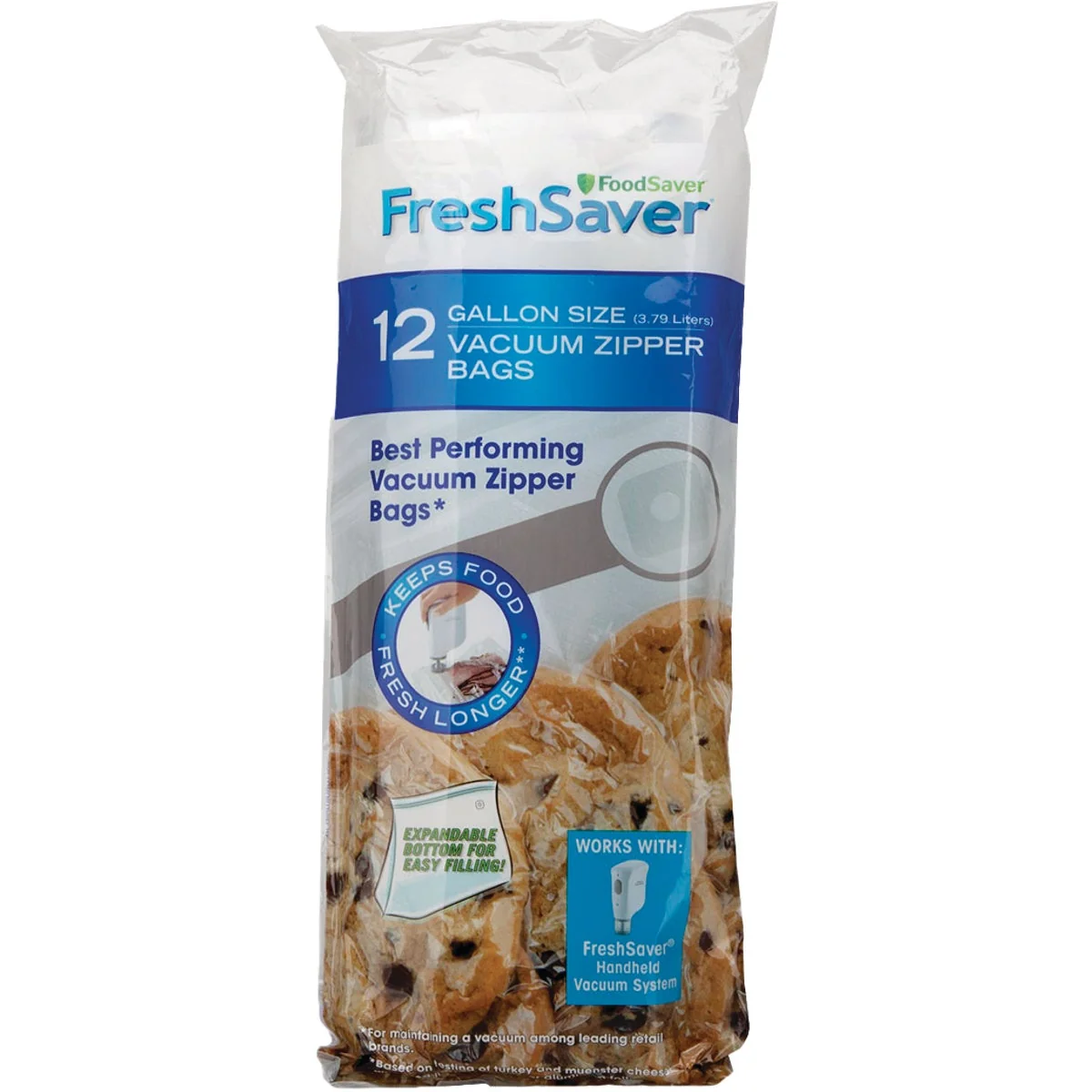 Safe FoodSaver FreshSaver Gal. Vacuum Zipper Bags 12-Count High-Quality