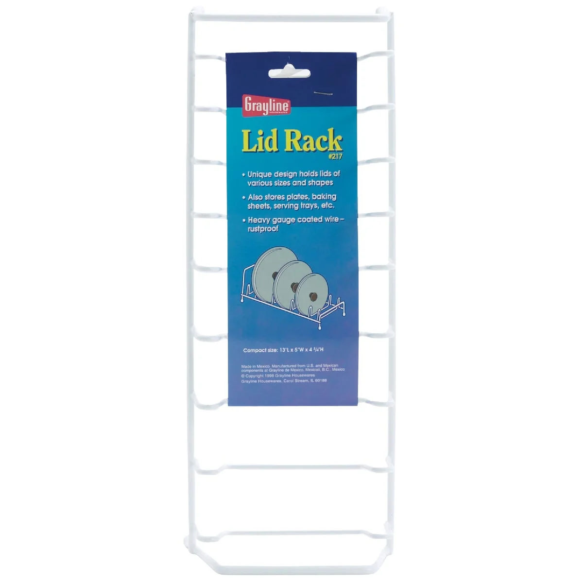 Practical Grayline Lid Rack Expertly Made