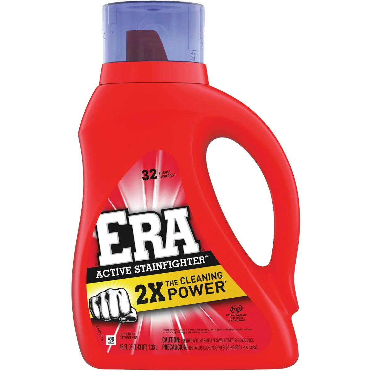 Convenient Era Active Stainfighter 46 Oz. 32 Load Liquid Laundry Detergent Environmentally Friendly