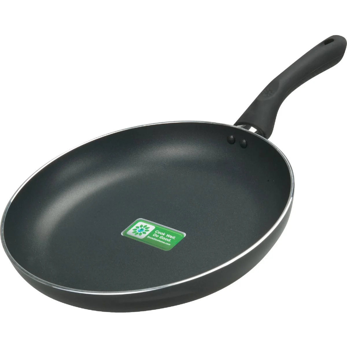 Sophisticated Ecolution Artistry 11 In. Black Aluminum Non-Stick Fry Pan Fine Crafted