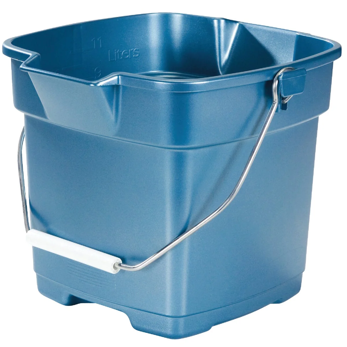 Certified Rubbermaid Roughneck 12 Qt. Blue Bucket Prestigious