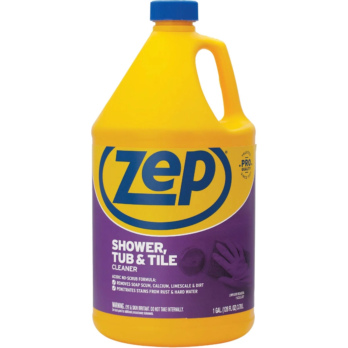 Verified Zep Commercial 1 Gal. Shower Tub Tile Bathroom Cleaner Secure