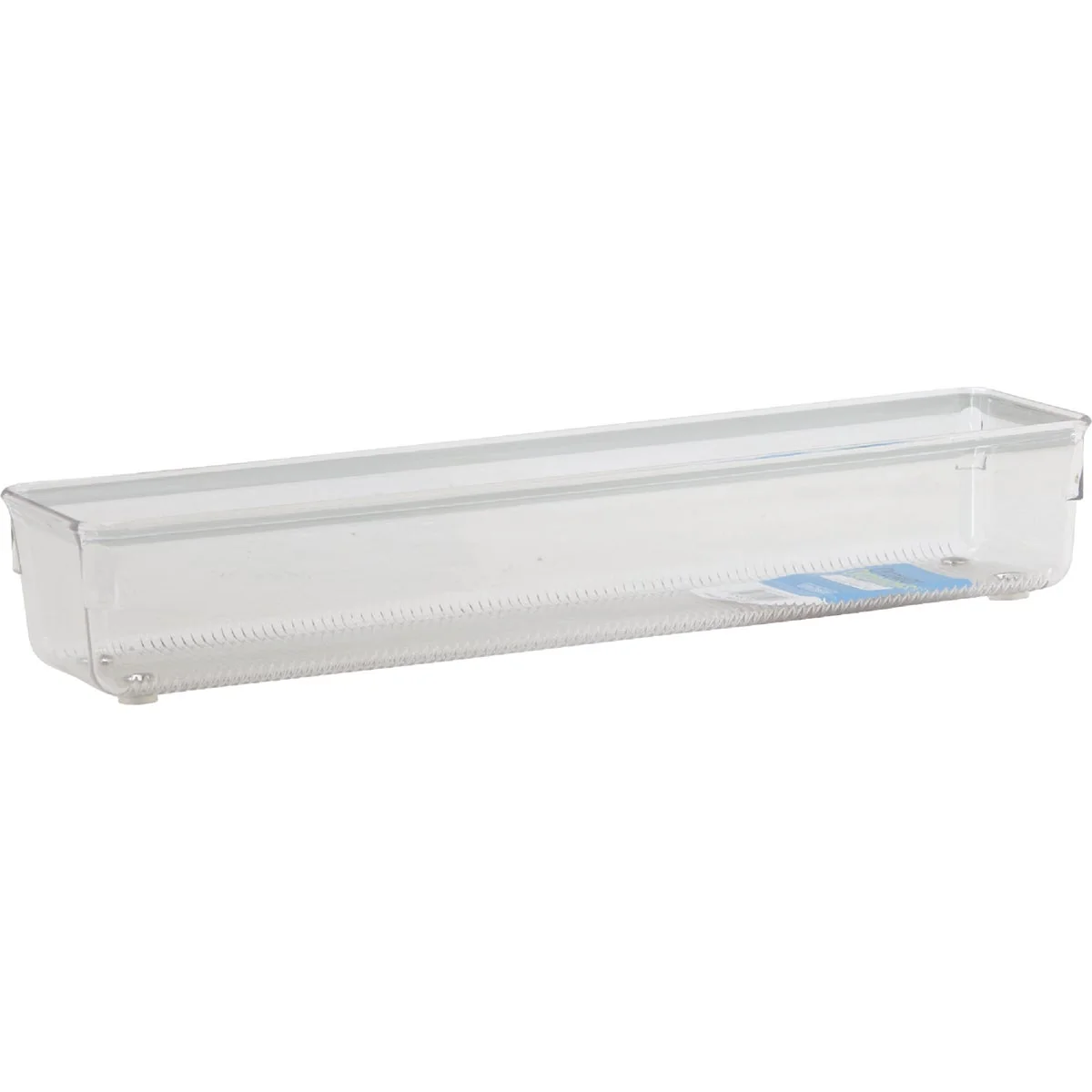 Crafted Interdesign Linus 3 In. x 12 In. x 2 In. Clear Drawer Organizer Solid