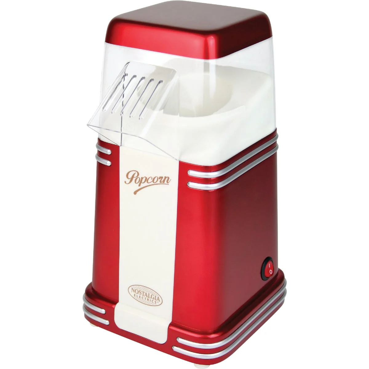 Premium Nostalgia Retro Series 8-Cup Hot Air Popcorn Popper Fine Crafted