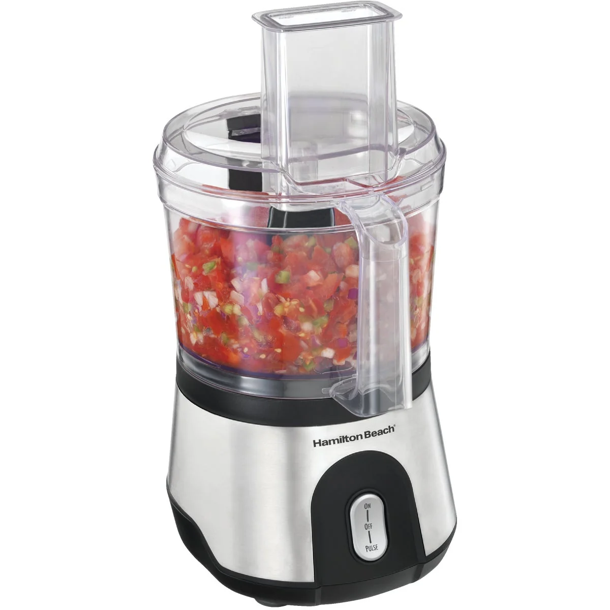 Efficient Hamilton Beach 10-Cup Stainless Steel Food Processor Long-Lasting