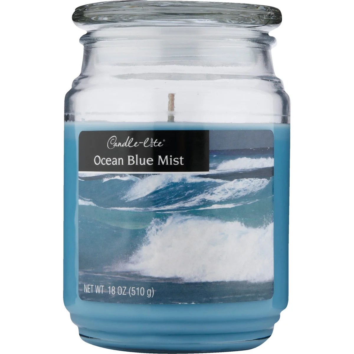 Premium Material Candle-Lite Everyday 18 Oz. Ocean Blue Mist Jar Candle Excellent