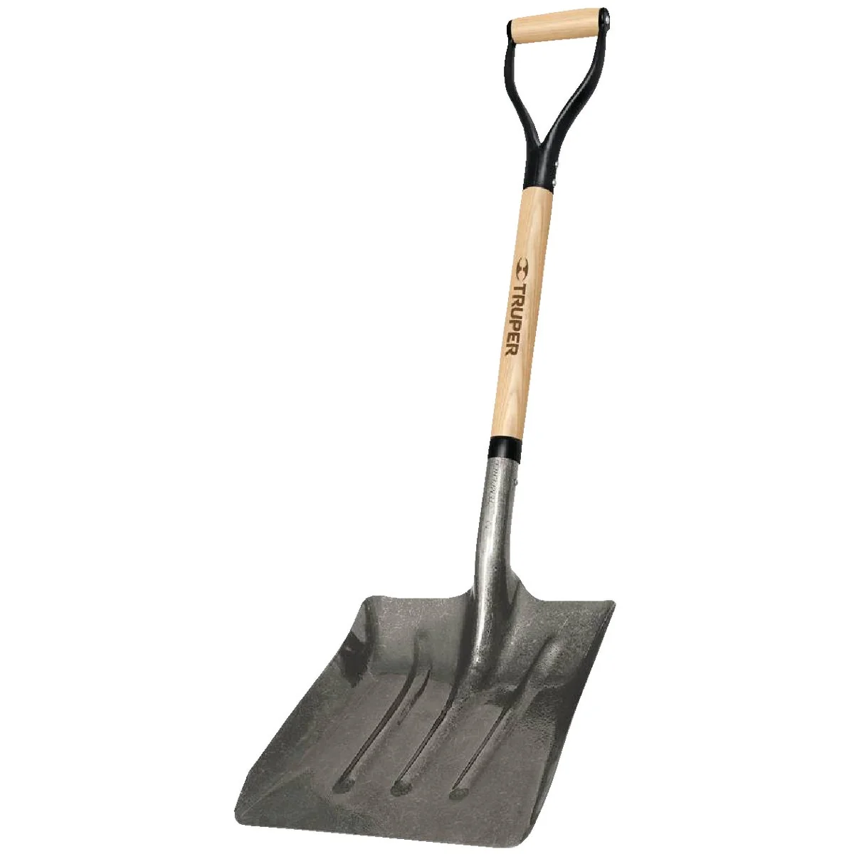 Advanced Truper 27 In. Wood D-Grip Handle Steel Scoop Shovel Relaxed