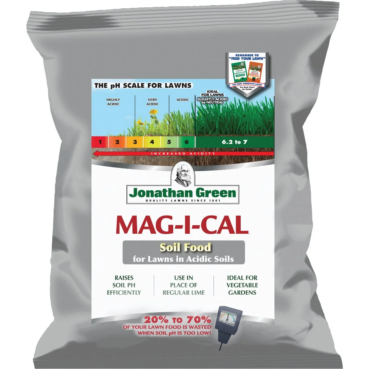 Original Design Jonathan Green MAG-I-CAL 18 Lb. 5000 Sq. Ft. 35 Calcium Lawn Fertilizer Practical