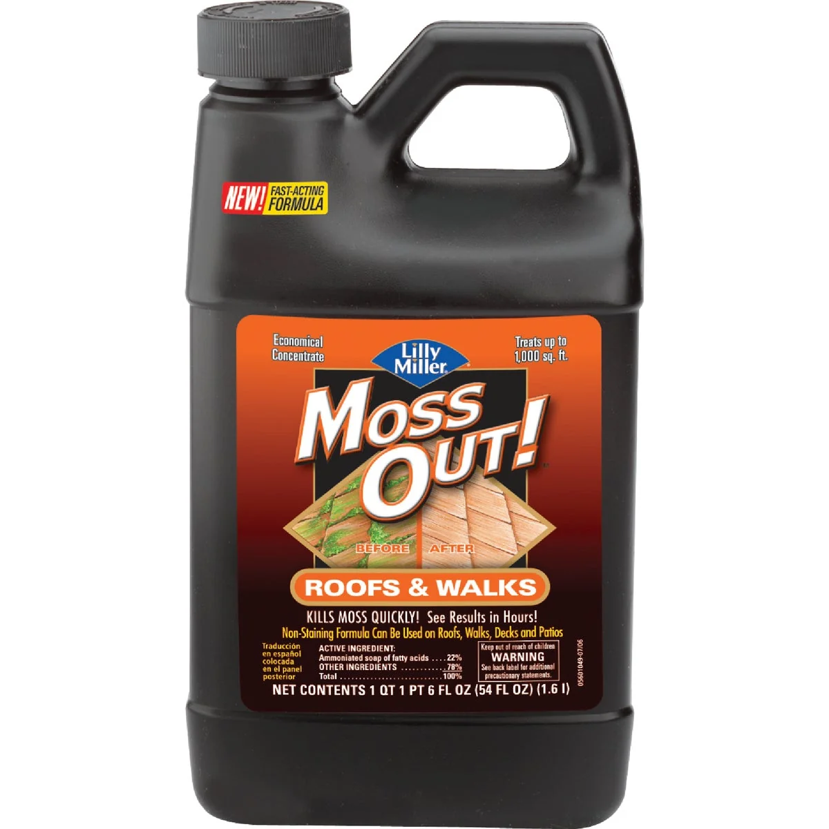 Recyclable Lilly Miller MOSS OUT 54 Oz. Concentrate Moss Algae Killer Comfortable