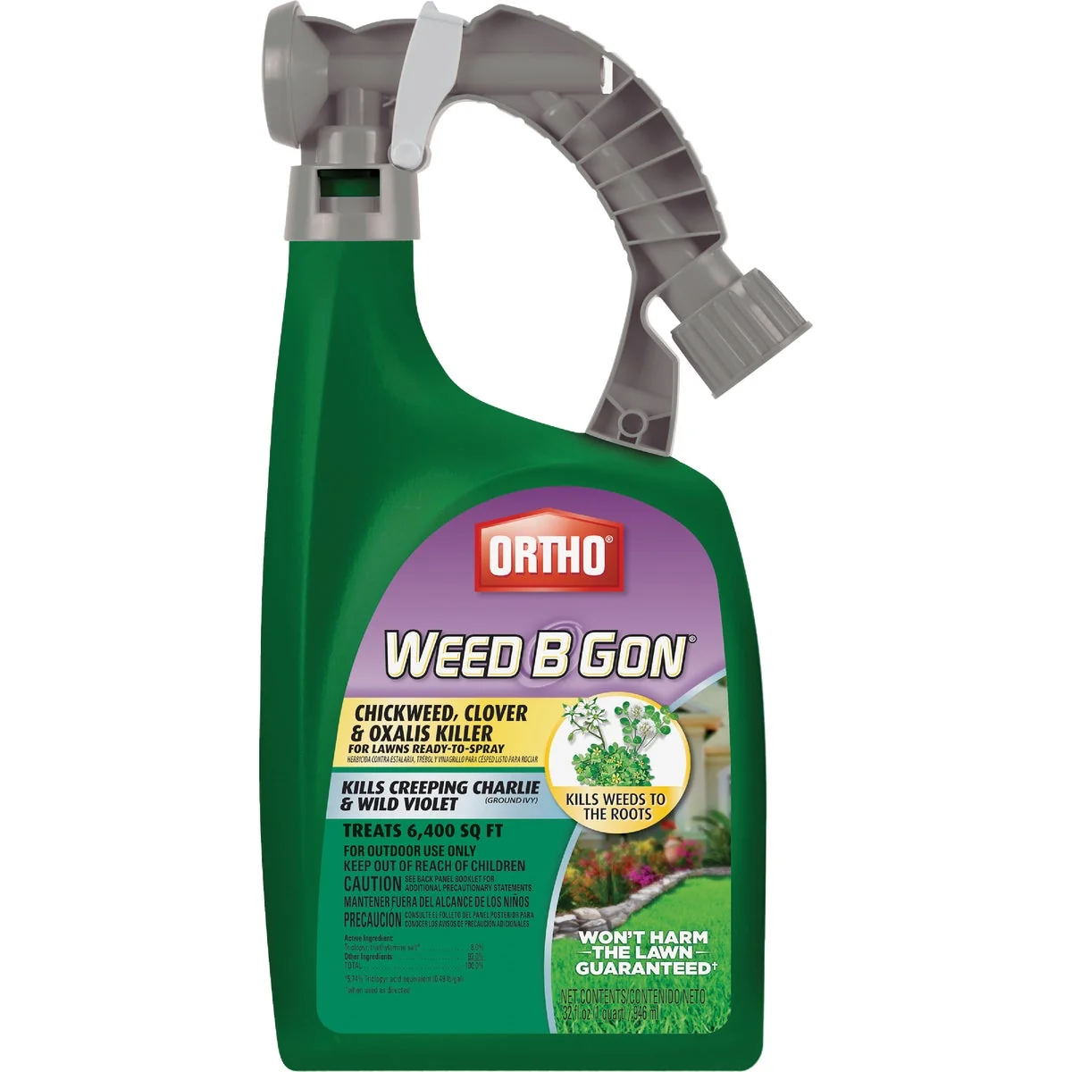 Original Ortho Weed-B-Gon 32 Oz. Ready To Spray Chickweed Clover Oxalis Weed Killer Artisan