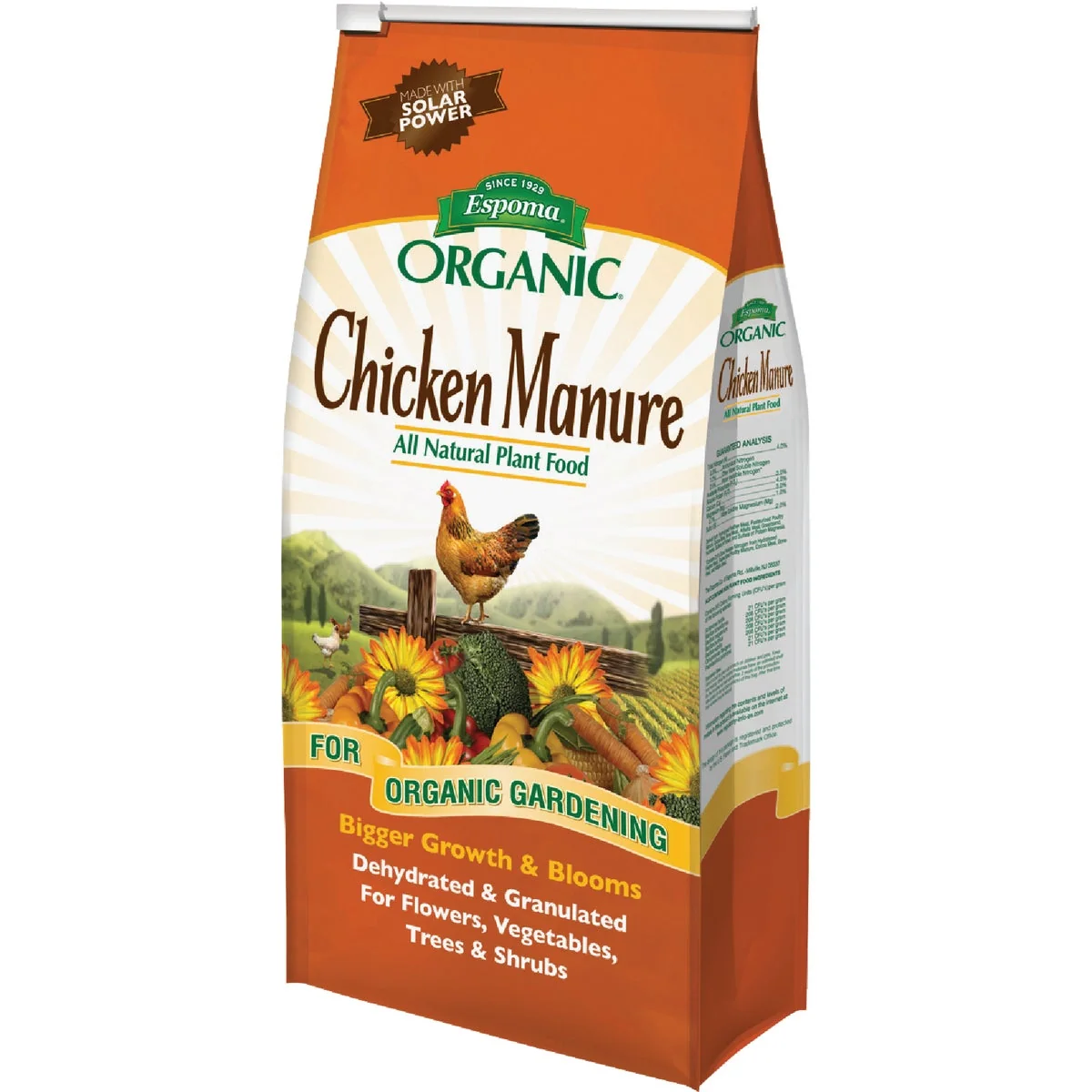 Crafted Espoma 3-3 4 Lb. Organic Chicken Manure Clean