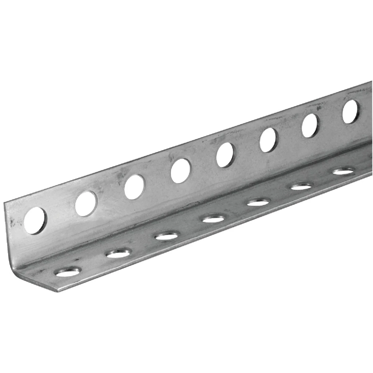 Detailed HILLMAN Steelworks Zinc-Plated 1-1 4 In. x 3 Ft. Perforated Steel Angle Breathable
