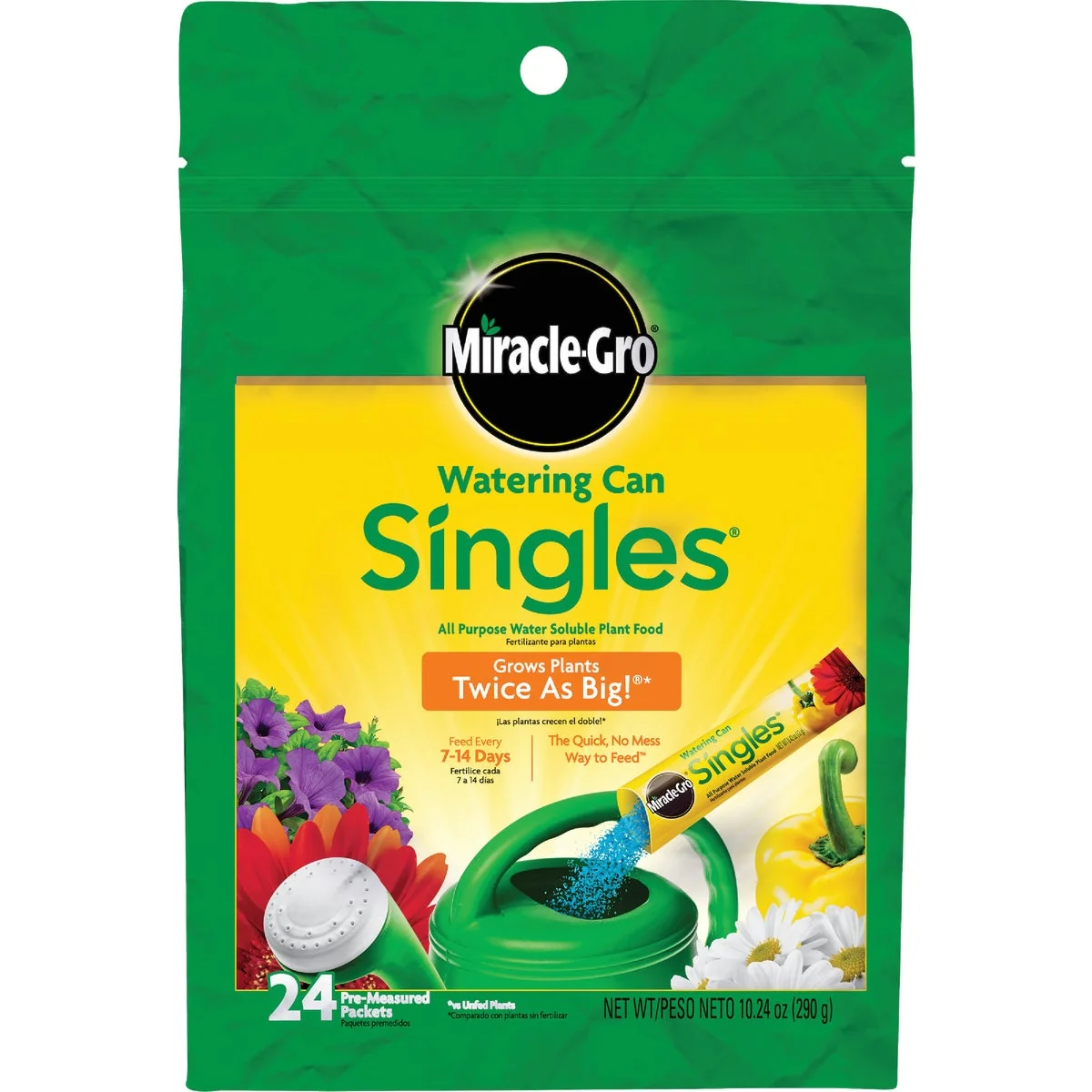 Traditional -Gro Watering Can Singles 24-8-16 Dry Plant Food 24-Count High-Grade