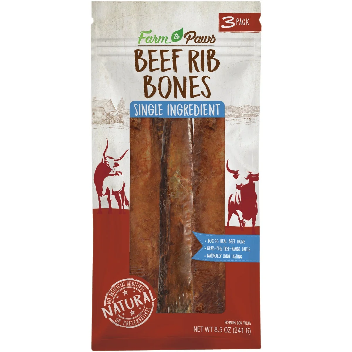 Solid Cadet Beef Rib Bone 3-Pack Proven