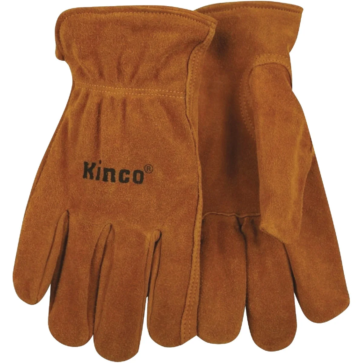 Fashionable Kinco Men's XL Golden Full Suede Cowhide Work Glove Quality
