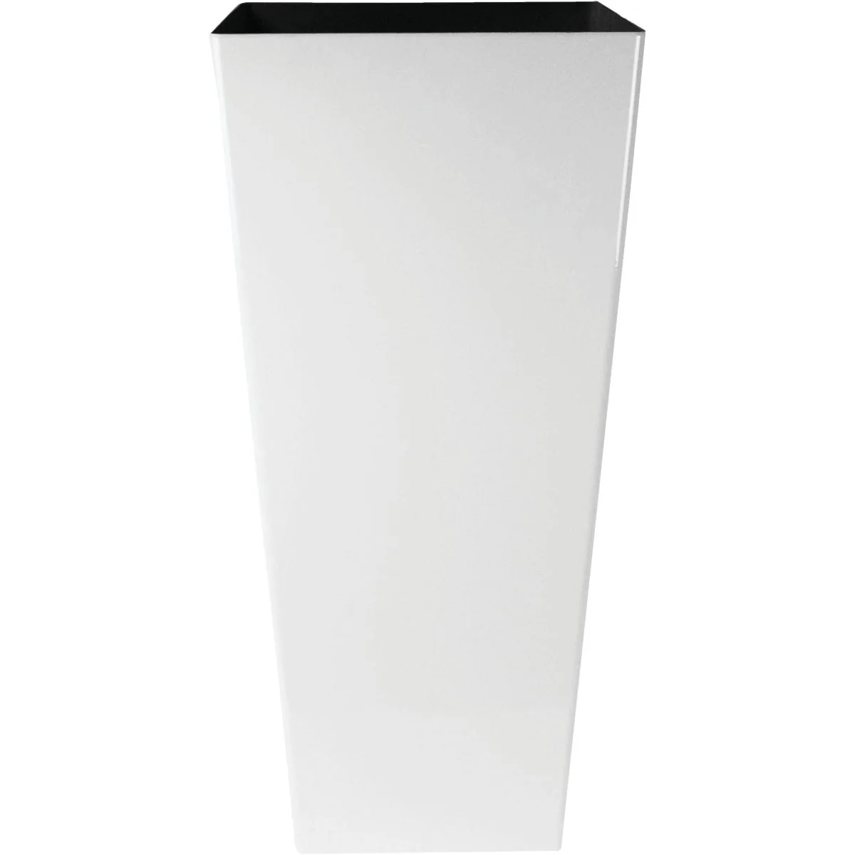 Contemporary Myers Cascade 12 In. Glossy White Square Planter Genuine