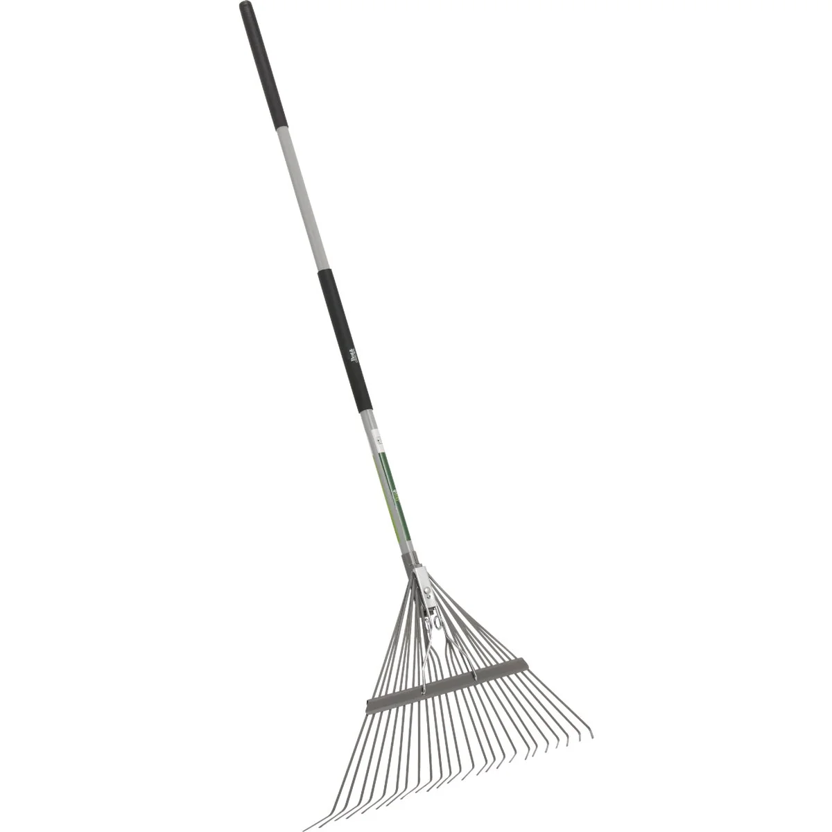 Fashionable Garden 24 In. Steel Leaf Rake 24-Tine Stylish