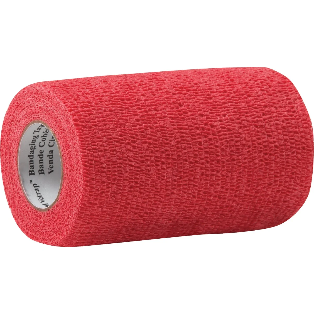 Long-Lasting 3M Vetrap 4 In. x 5 Yd. Red Bandaging Wrap Outstanding