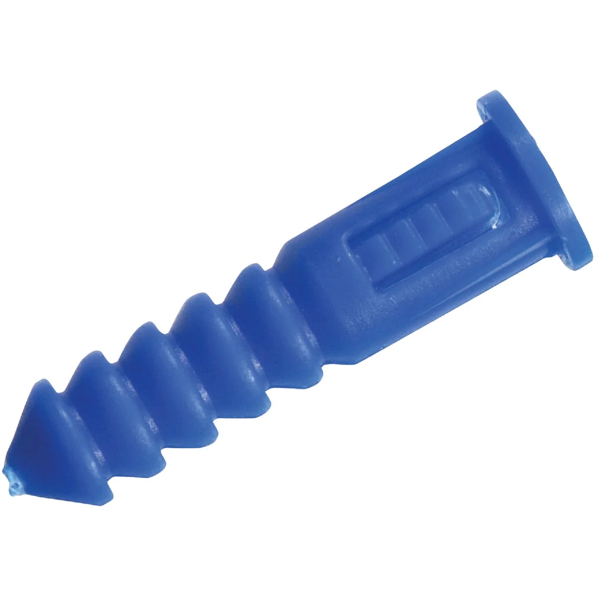 Advanced Hillman The Anchor Center 8 - 10 - 12 Thread Blue Ribbed Plastic Anchor Kit Fast