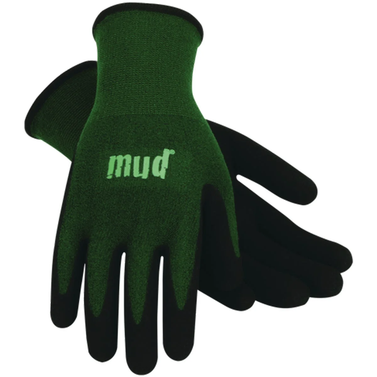 Fine Crafted Mud Bamboo Flex Small Medium Emerald Green Garden Glove Relaxed
