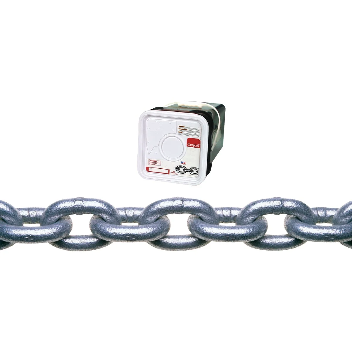 Durable Campbell 5 16 In. 75 Ft. Galvanized Low-Carbon Steel Coil Chain Practical