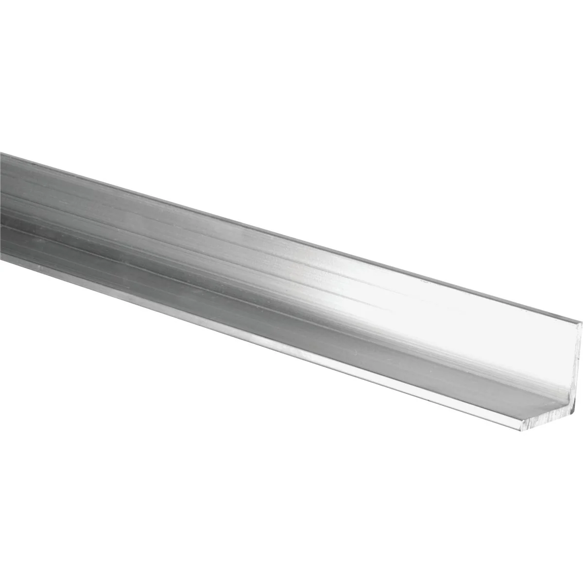 Smart HILLMAN Steelworks Mill 1 In. x 6 Ft. 1 8 In. Aluminum Solid Angle Traditional