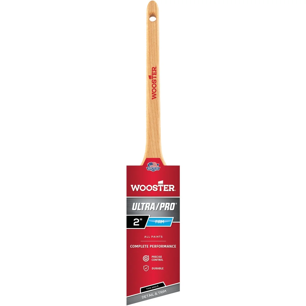 Artisan Wooster Ultra Pro Firm 2 In. Willow Thin Angle Sash Paint Brush Reliable
