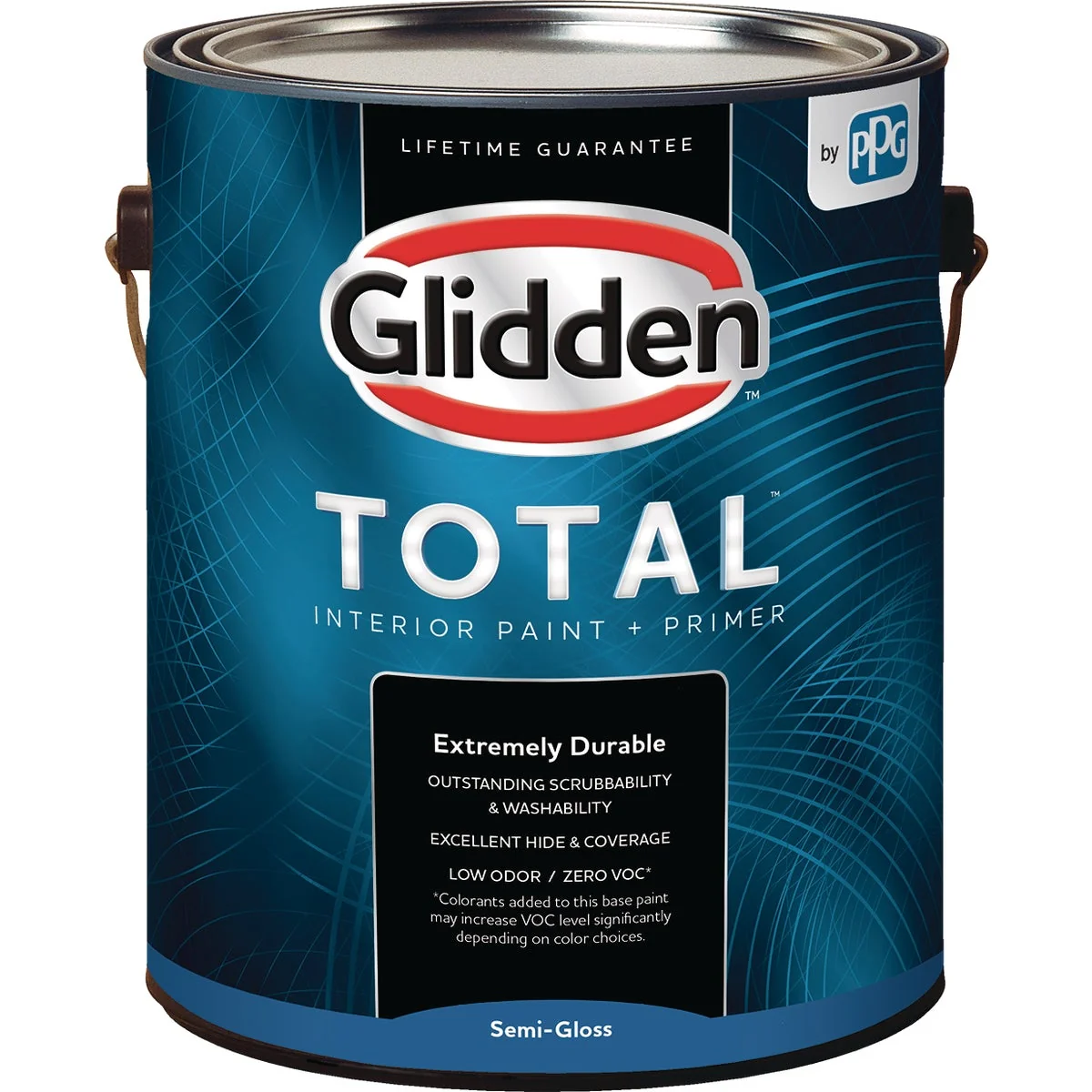 Specialty Glidden Total Interior Paint Primer Semi-Gloss Midtone Base 1 Gallon Reusable