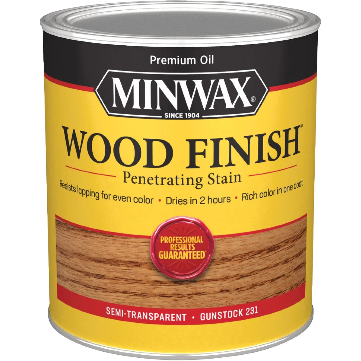 Functional Minwax Wood Finish Penetrating Stain Gunstock 1 Qt. Reliable