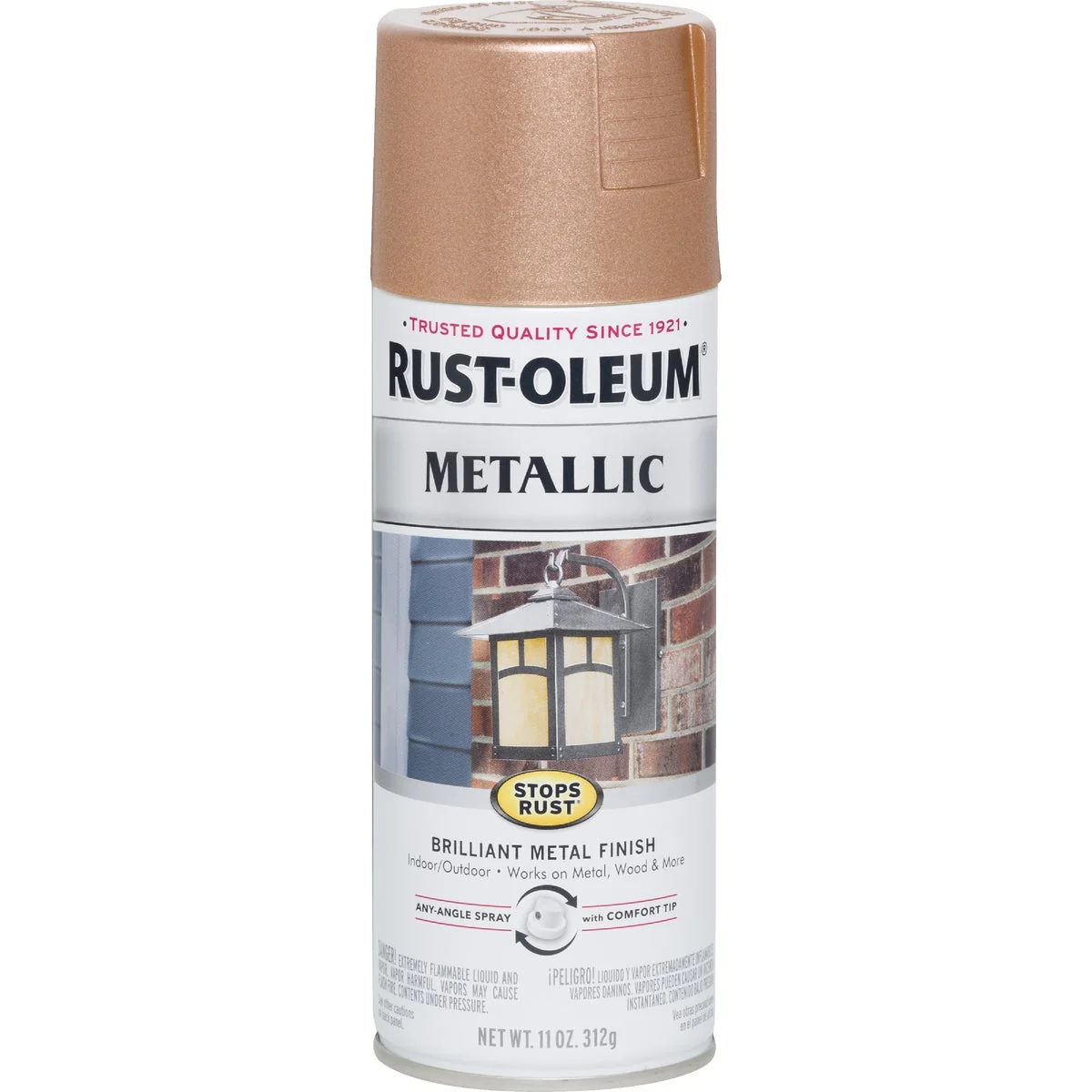 Top-Quality Rust-Oleum Stops Rust 11 Oz. Metallic Satin Spray Paint Copper Official