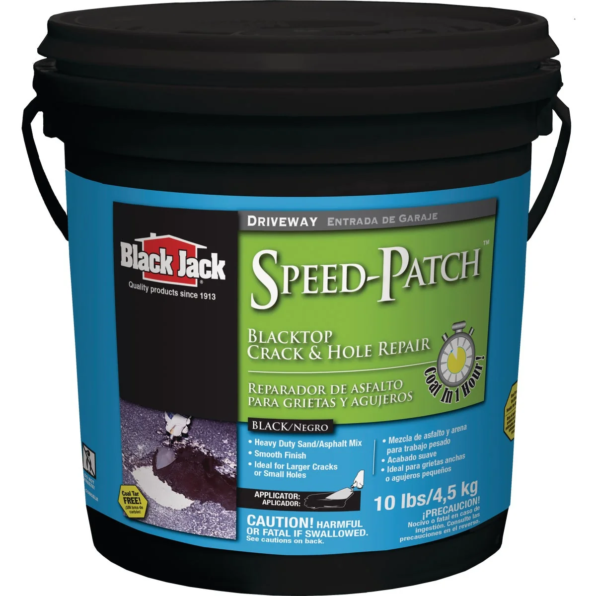Dependable Black Jack Speed-Patch 10 Lb. Blacktop Crack and Hole Repair Innovative