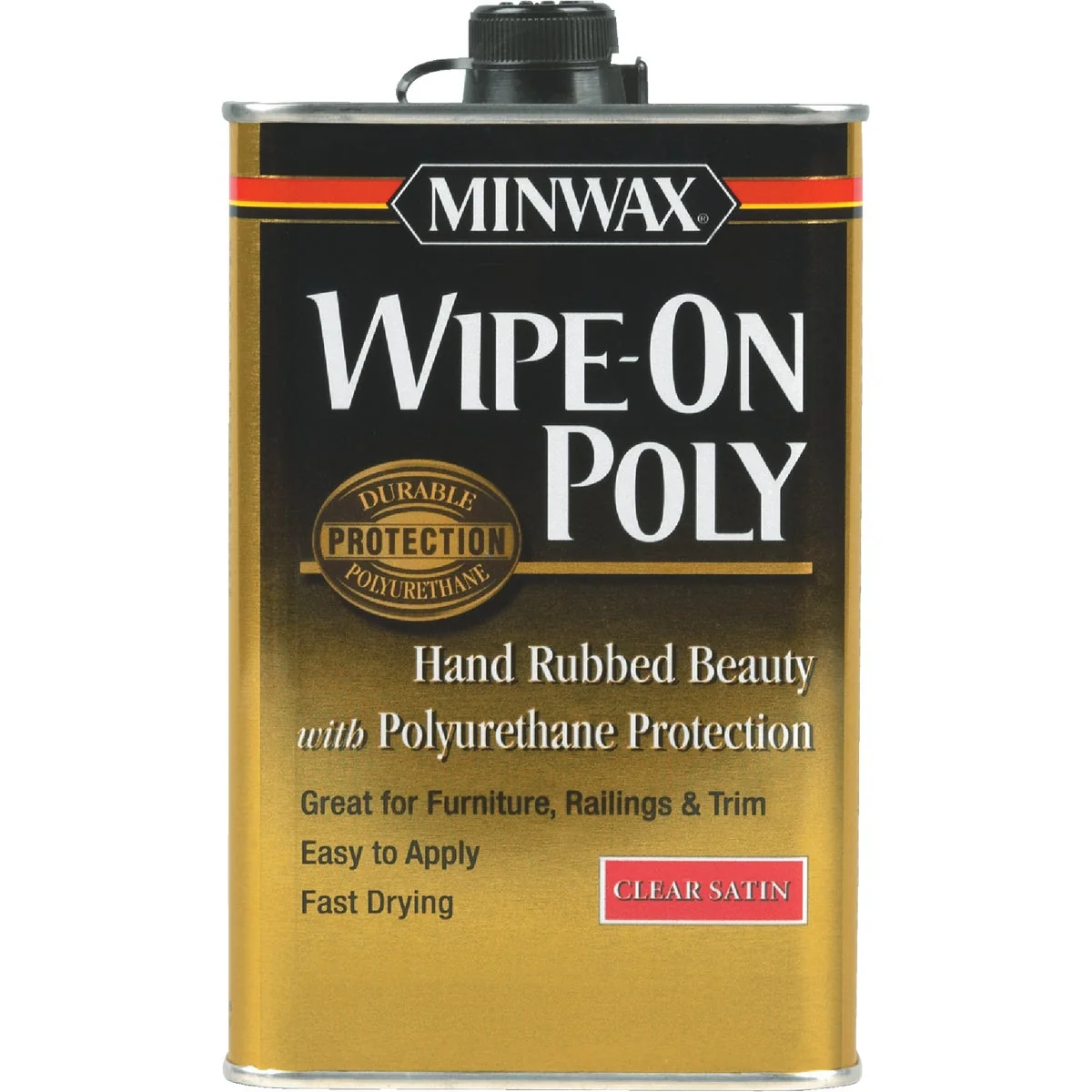 Proven Minwax Satin Wipe-On Interior Polyurethane 1 Pt. Clean