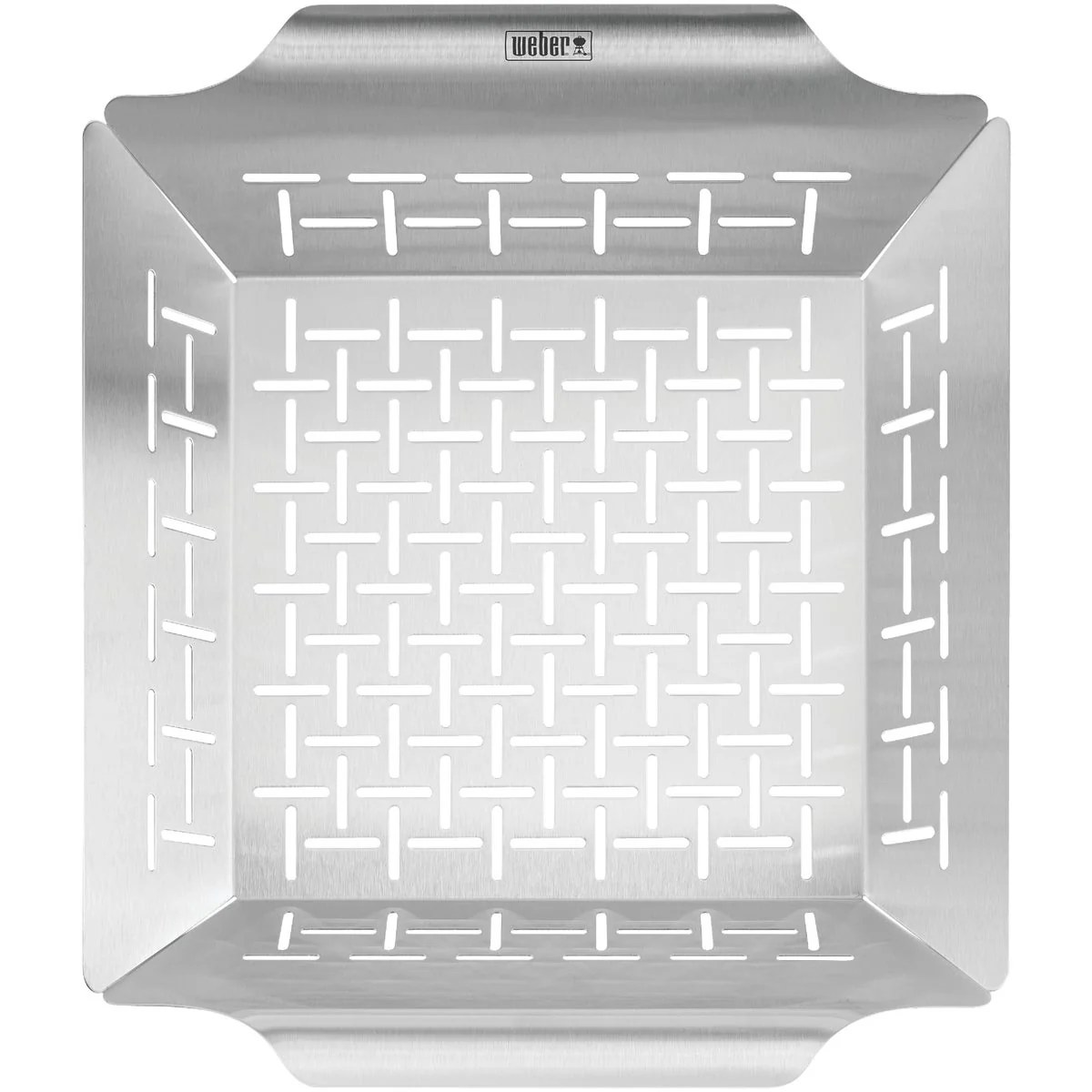 High-Performance Weber Style 11 In. W. x 2.38 In. H. x 13.5 In. L. Stainless Steel Vegetable Basket Modern