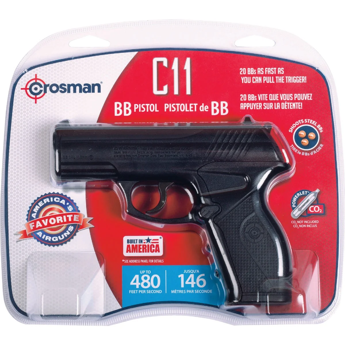 Eco-Friendly Crosman C11 .177 Cal. BB Air Pistol Outstanding