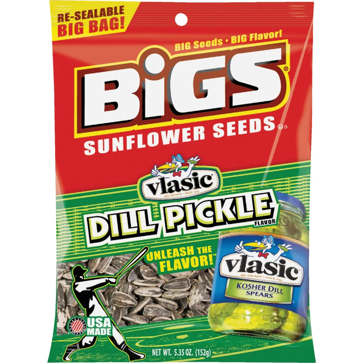 Solid Bigs 5.35 Oz. Dill Pickle Sunflower Seeds Exclusive