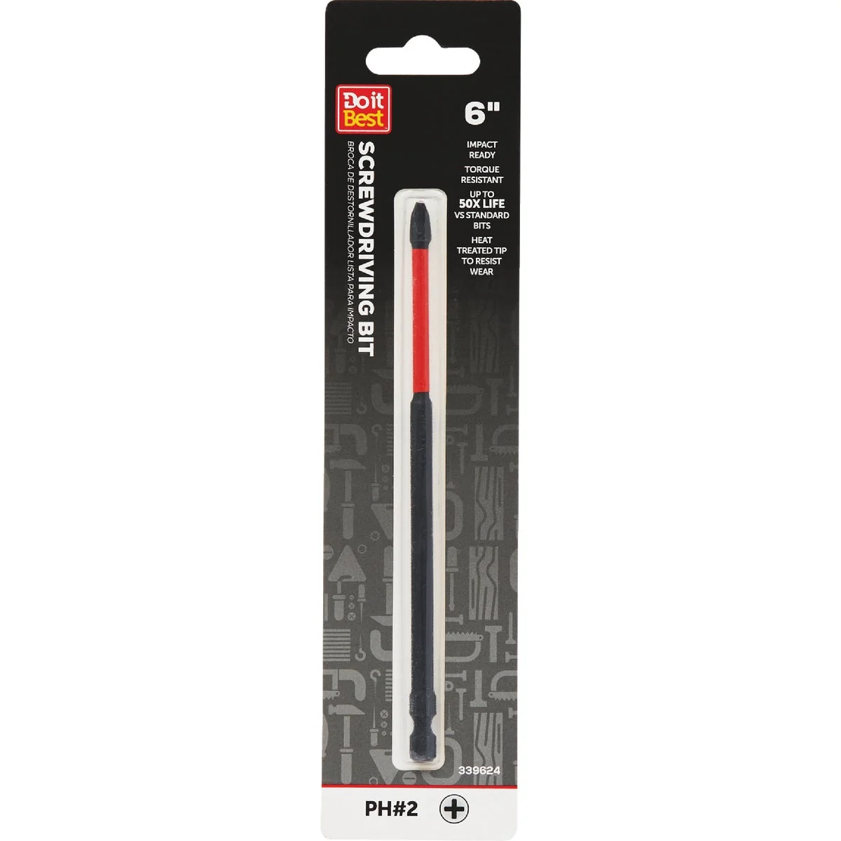 Traditional Do it 2 Phillips 6 In. Screwdriver Bit Authentic
