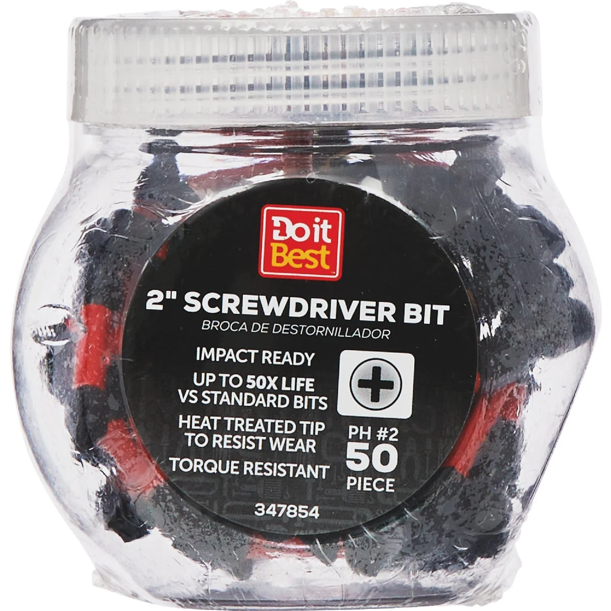 Crafted Do it 2 PHL 2 In. Bulk Screwdriver Bits 50-Pack Lightweight