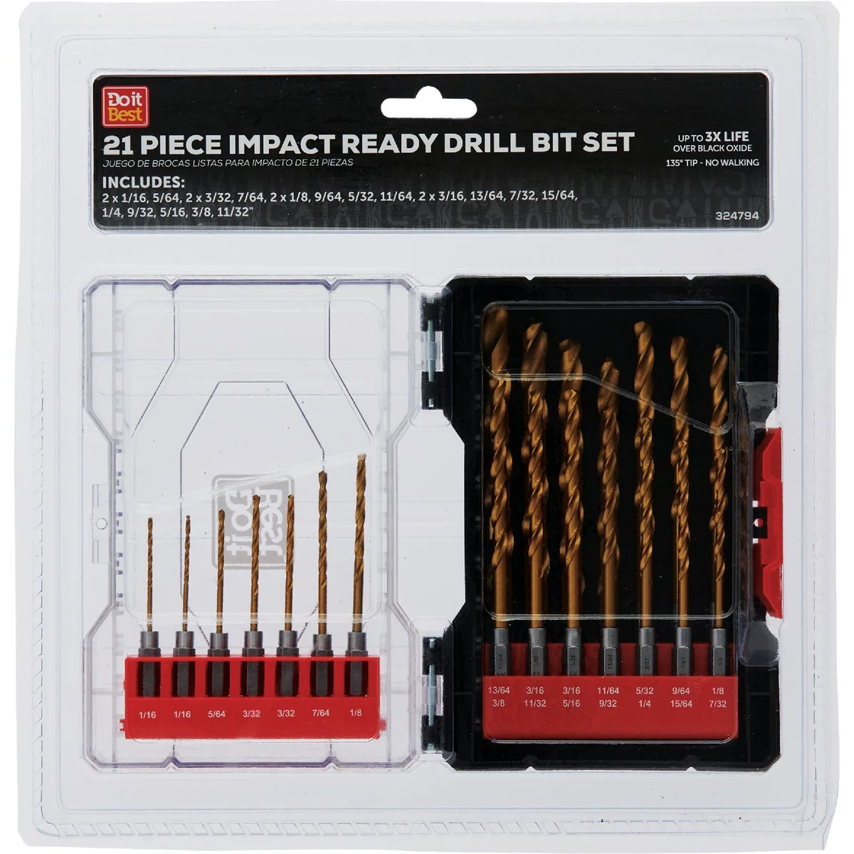 Original Do it 21-Piece Impact Ready Drill Bit Set Unique