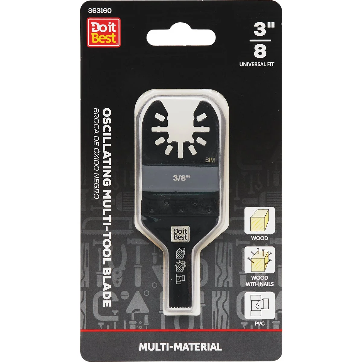 Green 3 8 Oscillating Multitool Blade Lightweight