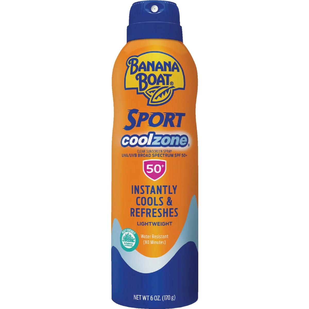 Specialty Banana Boat CoolZone 6 Oz. SPF 50 Sunscreen Spray Clean