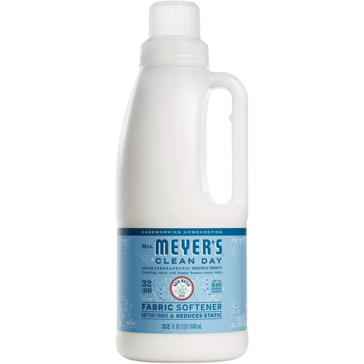 Prestigious Mrs. Meyer's Clean Day 32 Oz. Rain Water Fabric Softener Carefully Designed