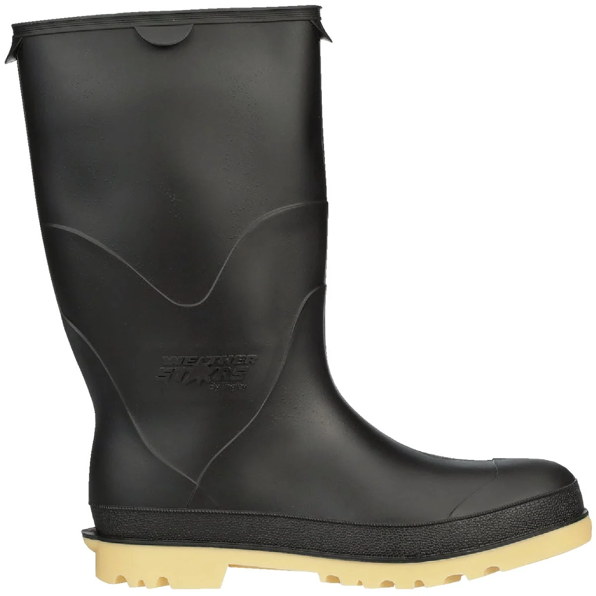 Fast Tingley StormTracks Kids Size 5 Black Rain Boots Solid