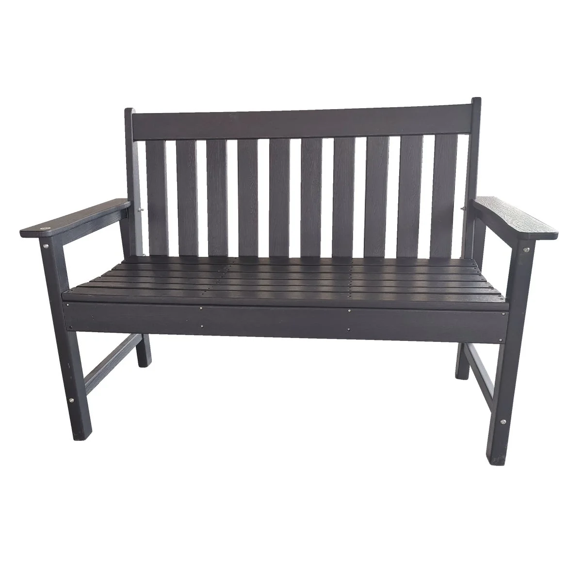 Sophisticated HDPE 48 Garden Bench Durable Low-Maintenance Outdoor Seating with Easy Assembly