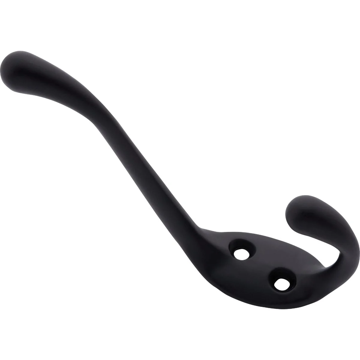 Practical National V167 Matte Black Heavy Duty Garment Hook Luxury