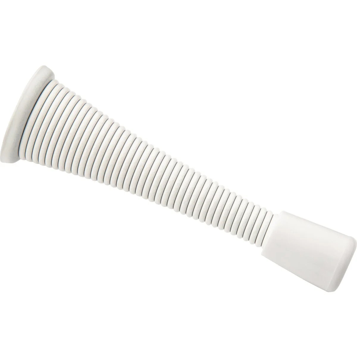 Unique National V232 3 In. White Spring Door Stop Soft